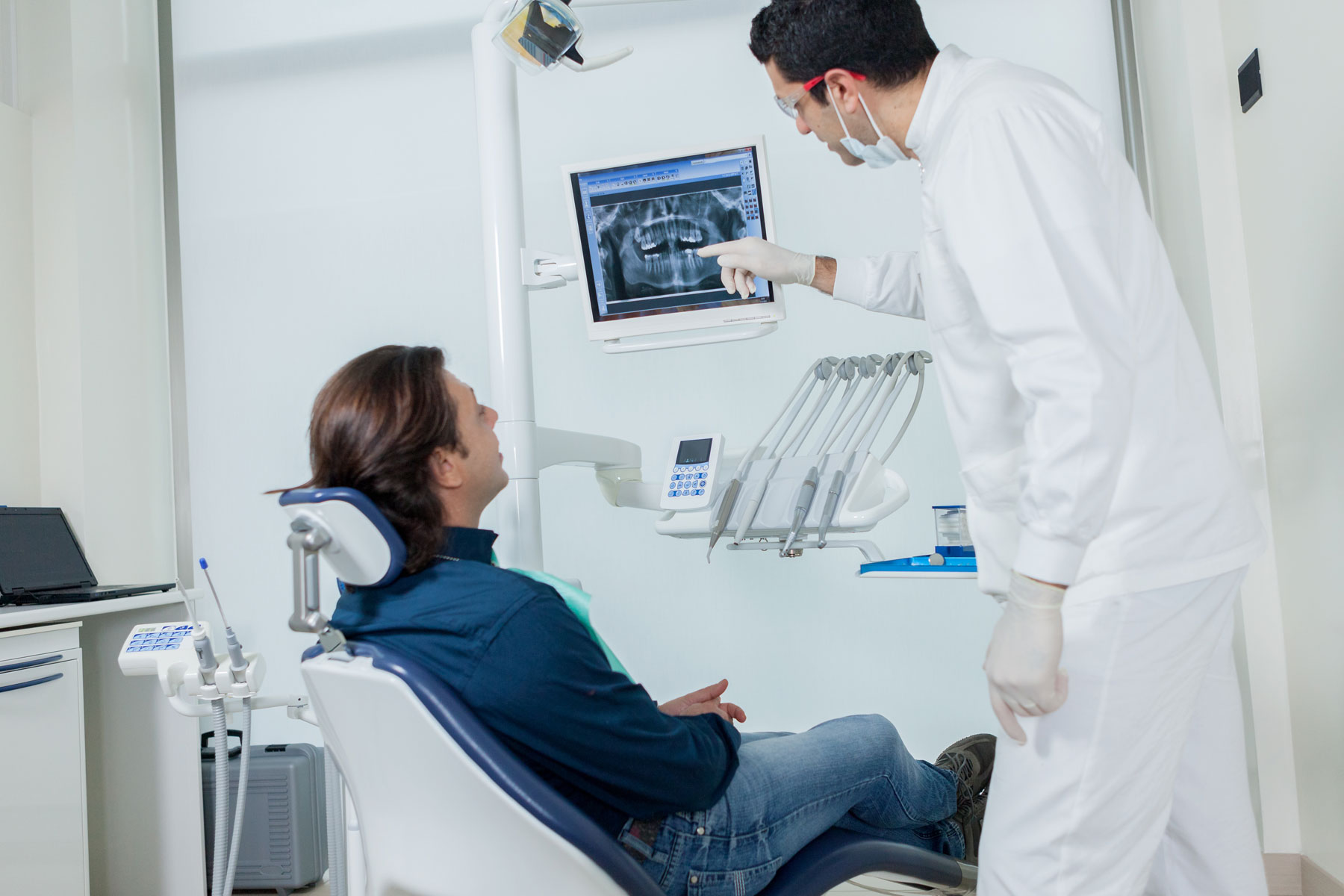 Finding Endodontic Treatments In Ellicott City, MD a patient is prepped for endodontic treatment in ellicott city md